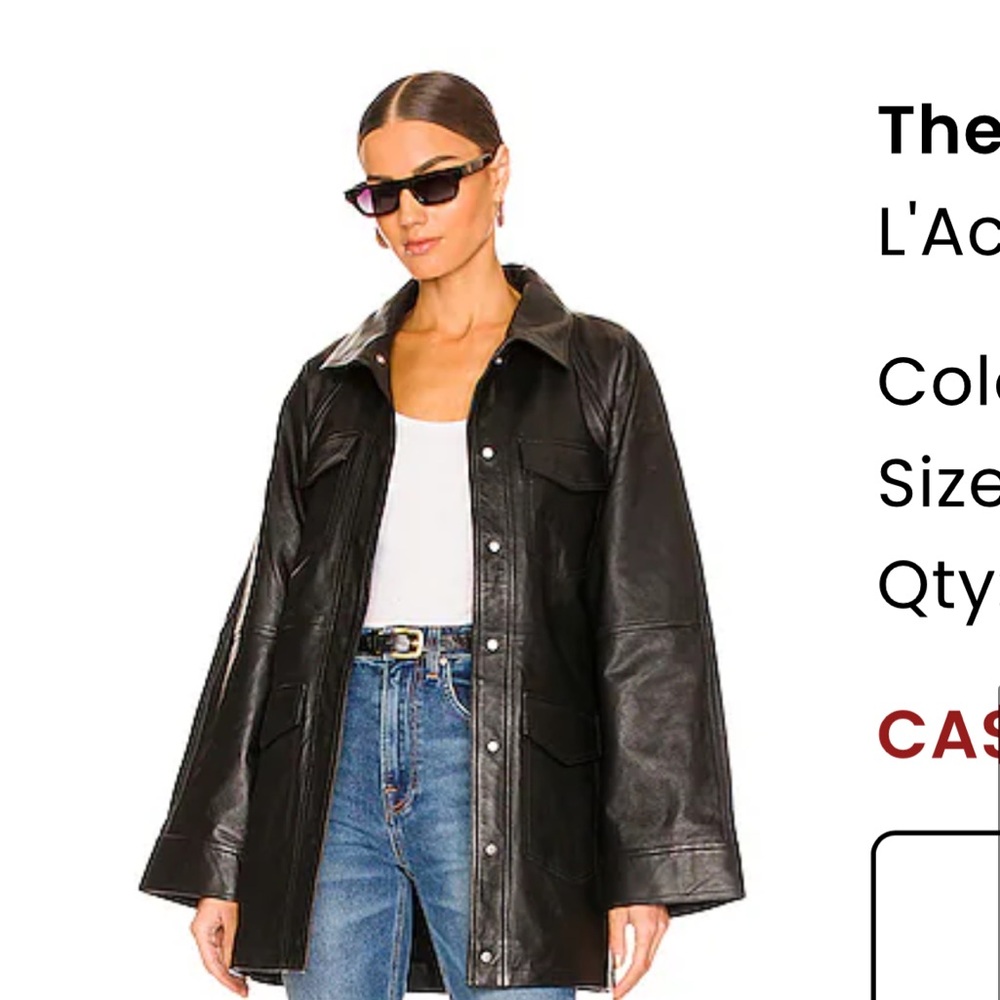 100% Leather Belted Jacket! L’Acadamie by Revolve